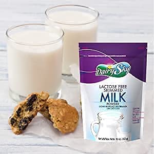 DairySky Lactose Free Milk Powder & Dulce de Leche Sin Azucar | Lactose Free Nonfat Milk Kosher with Protein & Calcium | Caramel No Added Sugar, Gluten Free Used for Ice Cream, Desserts, Coffee,& More - Image 7